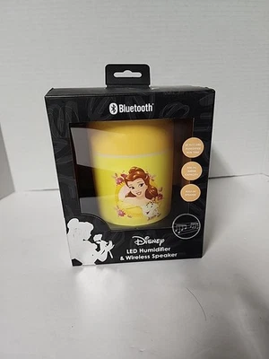 Disney Princess Belle Humidificador LED y Altavoz Inalámbrico Bluetooth NUEVO Foto 1 de 4