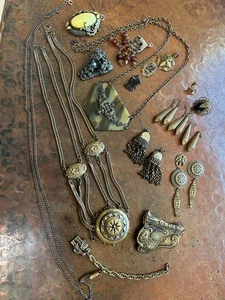 ANTIKE TEILE, STÜCKE, TROPFEN, TEIL EINES ART DECO GÜRTELS ETC. - Bild 1 von 7