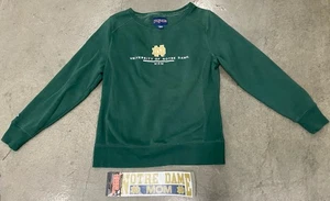 Vintage Notre Dame MOM besticktes Jansport Sweatshirt Medium + ND Mom Aufkleber! - Bild 1 von 6