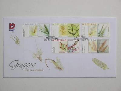 Namibia 2011 Grasses of Namibia FDC Botanical Flora Michel 1546-49 Scott 1205-08 - Image 1 of 2