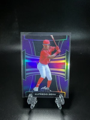 2025 Leaf Metal - Alfredo Sena /10 prismatic purple # 7 - Image 1 of 2
