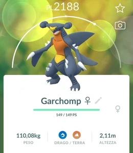 ► Pokemon Go Garchomp ♀ ✨  Shiny Fashionable Garchomp ♀ ✨ ► 3 - Imagen 1 de 2
