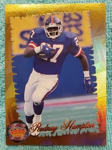 1994 PACIFIC RODNEY HAMPTON GEMS OF THE CROWN #12 NEW YORK GIANTS  - Picture 1 of 4