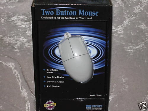 Micro Innovations Two Button Mouse Contour Hand  NEW! - Image 1 of 1