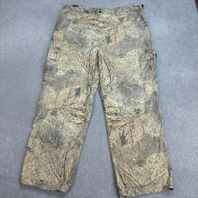 Realtree Trousers Adult 44x32 Brown Carpenter Camo Canvas Pants Workwear Mens - Image 1 of 4