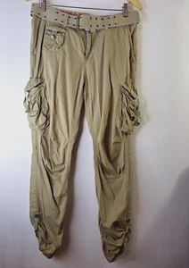 Johnny Was Pete & Greta Poplin Cargo Pants Women's Sz 6 Baggy Y2K Grunge Skater - Picture 1 of 16