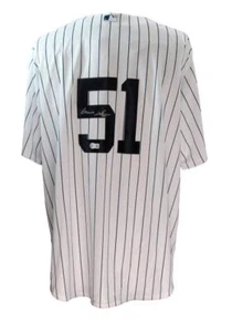 Camiseta deportiva Beckett XXL autografiada de los Yankees de Bernie Williams 187213 - Imagen 1 de 4