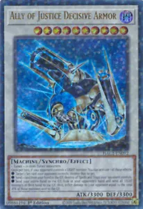 YGO-3x-Near Mint-Alleato di Giustizia Armatura Decisiva - HAC1-EN092 - Ultra Rara - 1° - Foto 1 di 1