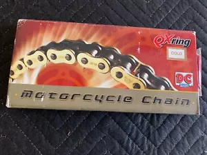 Cadena de motocicleta - cadena DC Dyna - anillo QX - DORADO 525 X 94 - Imagen 1 de 4