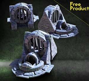 Secretos de aguas residuales SAWANT3D impresos en 3D bajo la ciudad portuaria - Escotilla de canal 28 32 mm D&D - Imagen 1 de 3