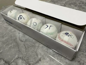 Tokyo 2020 Olympic Game Baseball Commemorative Ball Set White Miraitowa ASICS JP - Picture 1 of 6