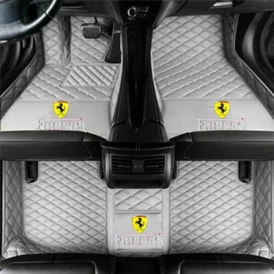 For Ferrari Car Floor Mats All Models Right Hand Drive Carpets Custom Waterproof Foto 1 de 4