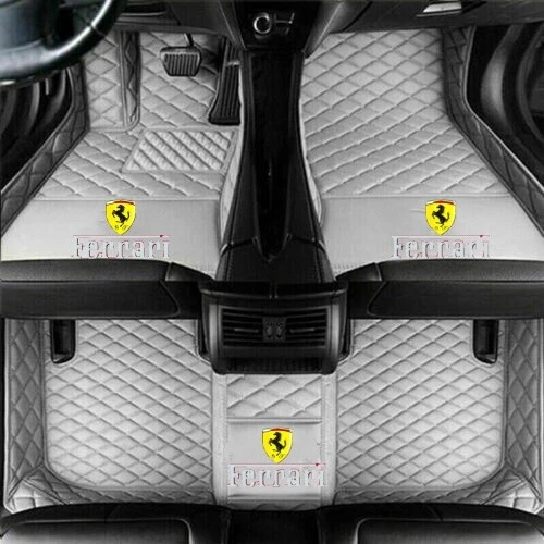 For Ferrari Car Floor Mats All Models Right Hand Drive Carpets Custom Waterproof Foto 1 de 4