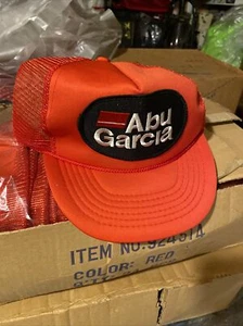 Vintage 80er Abu Garcia Pro Angeln verstellbar Snapback Trucker Mesh Patch Mütze-NOS!! - Bild 1 von 9