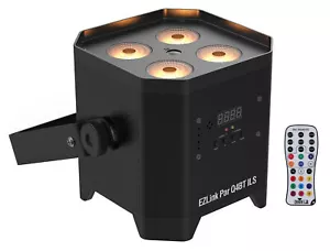 Chauvet DJ EZLink Par Q4BT ILS RGBA Bluetooth Rechargeable Par Wash Light+Remote - Picture 1 of 12