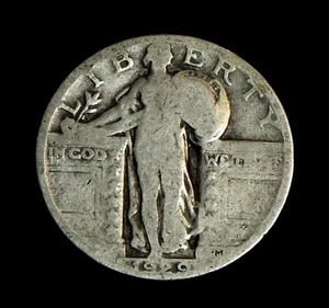 1929 Standing Liberty Silver Quarter (B210) - Picture 1 of 2