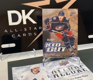 KENT JOHNSON ROOKIE KARTE 2022-23 OBERDECK ALLURE HOCKEY VEREIST RC EINSATZ IO1 - Bild 1 von 3