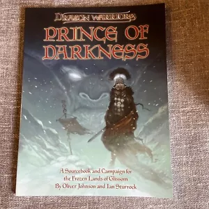 DRAGON WARRIORS PRINCIPE DELLE TENEBRE RPG FANTASY libro campagna - Foto 1 di 11