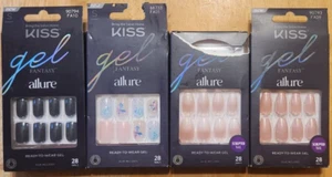 KISS Gel Fantasy Allure False Nails - You Choose. Damaged Box. - Picture 1 of 5
