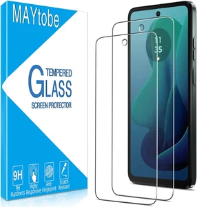 [2er-Pack speziell entwickelt für Motorola Moto G 5G (2024) Displayschutzfolie Temper - Bild 1 von 12