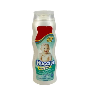 Huggies extra sanfte Babywäsche 15 FL oz Flasche NEU Aloe Haarkörper - Bild 1 von 2