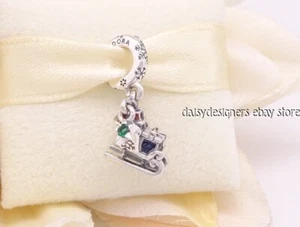 NEW Pandora 2023 Christmas Sleigh Charm 792977C01 Retired Authentic - Picture 1 of 3