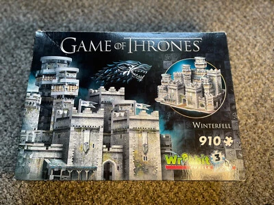 Game of Thrones Winterfell 910 Piece 3D Jigsaw Puzzle Wrebbit GOT - Image 1 of 4
