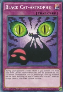 YUGIOH CARD 1 X BLACK CAT - ASTROPHE DLCS-EN088 1ST EDITION - Picture 1 of 1
