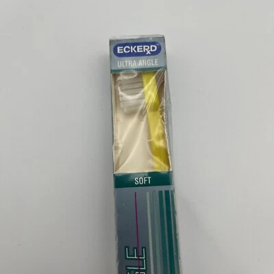复古 Eckerd 牙刷 1983 年 NOS ULTRA ANGLE 柔软口服 B 40/60 — 第 1/4 张图片