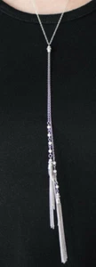 Paparazzi Necklace - Tassel Temptation - White - Picture 1 of 6