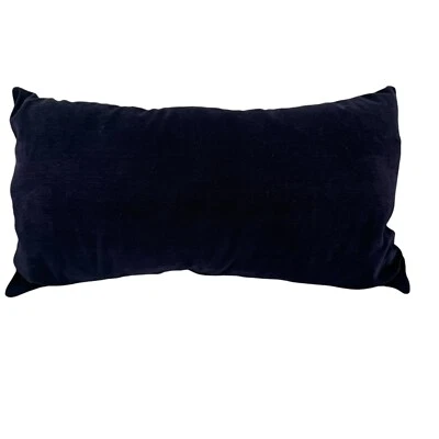 Almohada Calvin Klein Azul Marino Tostado Dos Tonos Relleno 27" X 14" Foto 1 de 4