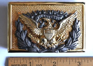De colección J.R. Gaunt & Sons Londres Inglaterra Ejército Águila Extraíble Bronce Hebilla de Cinturón - Imagen 1 de 3