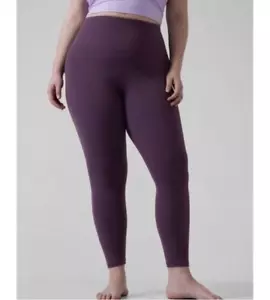 NWT Athleta Ultra High Rise Elation Tight 2X Deep Crocus Violet Breathable Yoga - Picture 1 of 8