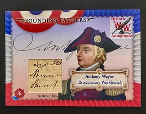 2025 Autógrafos Históricos Padres Fundadores Palabra Escrita Anthony Wayne/560 - Imagen 1 de 3