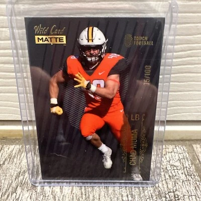 2022 WC Matte Chad Muma #MB-119 Rookie Wyoming Cowboys 75/100 - Image 1 of 2