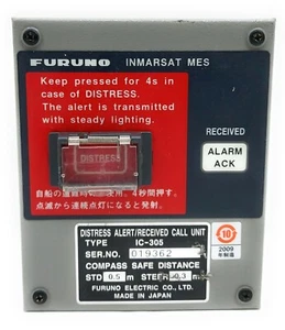 Furuno IC-305 Inmarsat C Mes Distress Alert / Received Call Unit IMI-607 - Picture 1 of 7