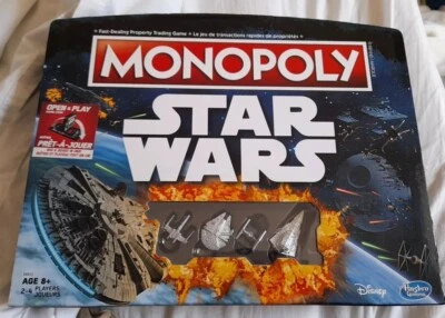 BN Monopoly Star Wars Edition By Parker Brothers.  2015 Play Game Edition - Image 1 of 3