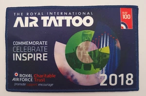 Royal International Air Tattoo Patch Badge 2018 RAF Air Show BAE Systems - Foto 1 di 3