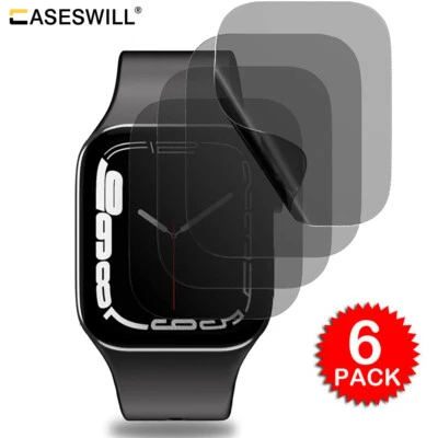 For Apple Watch 46mm 42mm 40mm 44mm 41mm 45mm Privacy TPU Film Screen Protector - Image 1 of 4