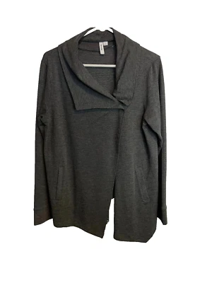 Kensie Heather Gray Cardi Coat Blazer Jacket Women's Size Large - Image 1 of 4