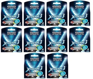 Wilkinson Sword Xtreme3, 4 Count Refill Razor Blades (10 Pk) + Eyebrow Trimmer - Picture 1 of 2