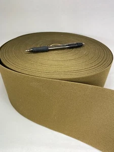 5 feet of 4 inch wide COYOTE elastic band military - Picture 1 of 1