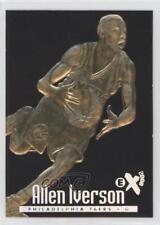 1999-00 23KT Gold Card Fleer Reprints 1997-98 EX 2000 /5000 Allen Iverson HOF