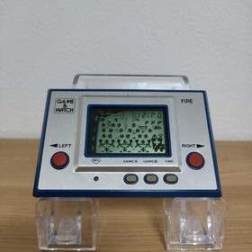 Nintendo Game & Watch Silver Series Fire RC-04 Wide Screen [Polarizing Replaced]