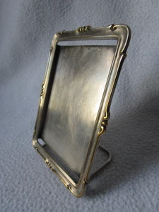 Primans Schweden alter Fotoständer Bildhalter Aufsteller 10,5x7,5cm versilbert - Picture 1 of 7