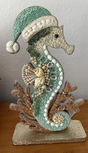 COASTAL COLLECTION - CHRISTMAS -"SEAHORSE" BEACH HOUSE DECOR NWT - Picture 1 of 6