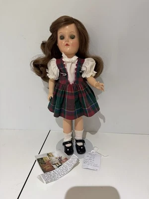 1950S 14" Ideal TONI Doll P-90 Hard Plastic WALKER TLC Replaced Wig - Image 1 of 4