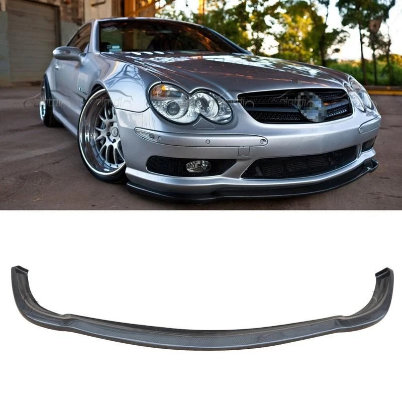 Alerón delantero de fibra de carbono divisor de labios para Mercedes-Benz R230 SL55 SL600 Foto 1 de 1