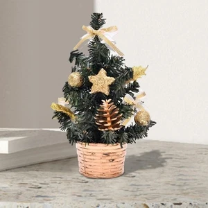 Small Xmas Tree Mini Artificial Christmas Tree with Light Table Centerpiece - Picture 1 of 7