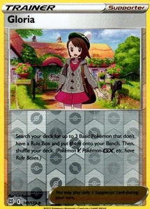 Juego de cartas coleccionables Pokémon Gloria Trainer poco común holograma inverso 141/172 estrellas brillantes - Imagen 1 de 2